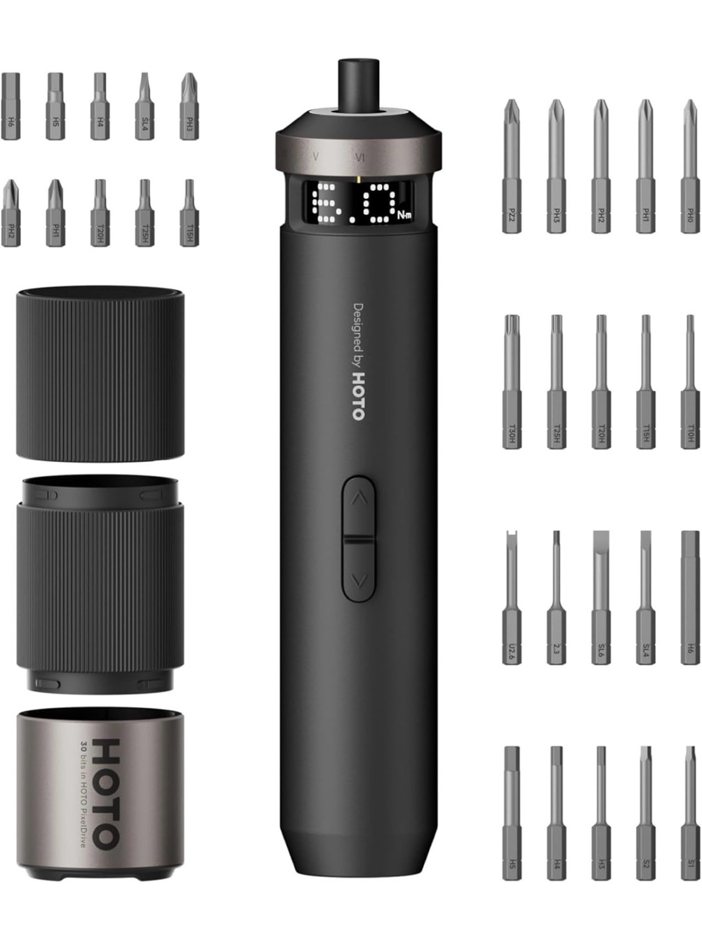 Black Electric Precision Screwdriver Kit